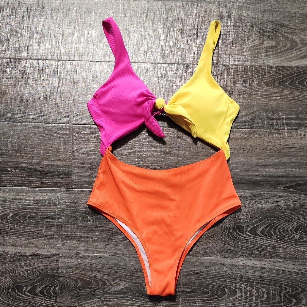 💋 SHEIN colorful Monokini 💋